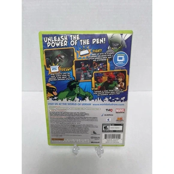 Marvel Super Hero Squad: The Infinity Gauntlet Microsoft Xbox 360, 2010 Complete - Picture 2 of 7